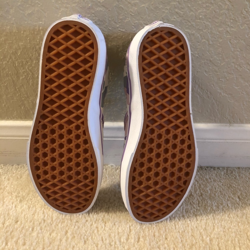 NWOB Pink, purple, gray Camo Vans - Picture 3 of 6